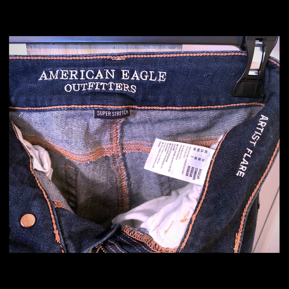 American Eagle Super Stretch Artist Flare Jeans